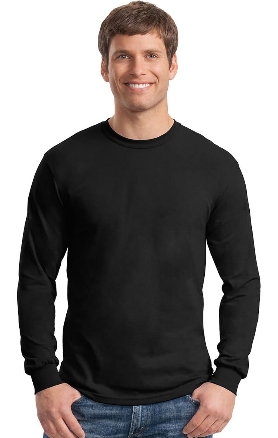 gildan mens ultra blend moisture-wicking t-shirt, black, xx